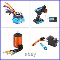 120A Brushless ESC Motor 2.4G Remote Control Upgrade Kit for WLtoy 144001 RC Car