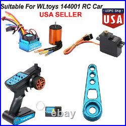 120A Brushless ESC Motor 2.4G Remote Control Upgrade for WLtoy 144001 RC Car USA