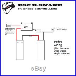 150A Twin Boat ESC 12S LiPo R-Snake/ Flier + USB LINK for 2 Brushless Motors