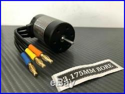 1/10 4 Pole Brushless Motor Fits 3.175mm 1/10 RC Car Sensorless ESC 3660 4000KV