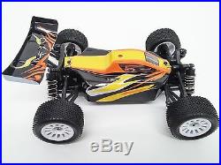 1/18 Scale Dart XB Brushless RTR with 25A ESC, 4200KV Motor Orange and yellow