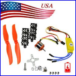 2212 2200KV Brushless Motor 30A ESC Mount Parts for RC helicopter Airplane