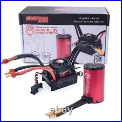 4076 2000KV Waterproof Brushless Motor with150A ESC Combo Set for 1/8 RC Car