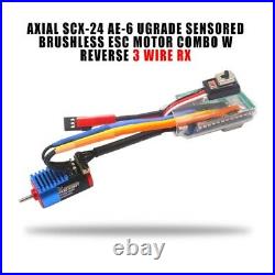 Axial SCX-24 AE-6 Ugrade Sensored Brushless ESC Motor Combo W Reverse 3 Wire Rx