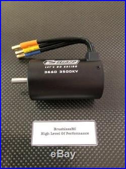 Blaze 1/10 3660 3500KV Brushless Motor Fits Hobbywing 1/10 Sensorless ESC 5mm