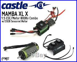 CASTLE MAMBA XL X 15 ESC/Motor 800Kv Combo with2028 Sensored Motor 010014201