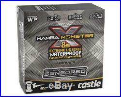 Castle Creations Mamba Monster X 8S 1/6 ESC/Motor Combo with1717 Sensored Motor