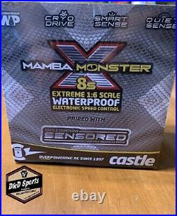Castle Creations Mamba Monster X 8S ESC/Motor Combo with1520 Sensored Motor
