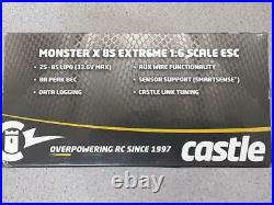 Castle Creations MonsterX8S 33.6V ESC with 1717-1260KV Sensored Motor Brand New