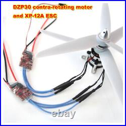 DZP30 Contra-rotating brushless motor dual motors double props for F3P flight