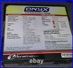 Duratrax Onyx 1/10 Scale Brushless Motor and ESC DTXC3165 New