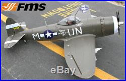 FMS P47 EPO 1400mm PNP RC Airplane Warbird brushless motor 4250-KV500 65A ESC