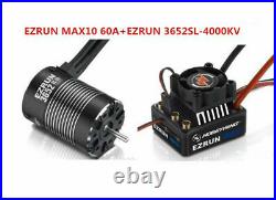 HOBBYWING EZRUN Black G2 3652SL 4000KV Brushless Motor + Max10 60A ESC
