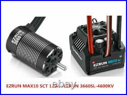 HOBBYWING EZRUN Black G2 3660SL 4600KV Brushless Motor + Max10 SCT 120A