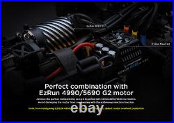 HOBBYWING EZRUN MAX6 G2 200A ESC Waterproof 1650KV Motor for 1/6 1/7 1/8 RC Car