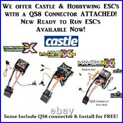 HOBBYWING EZRUN MAX 5 8S ESC WITH 8mm Bullets Attached & EC5 Series Harness RTR