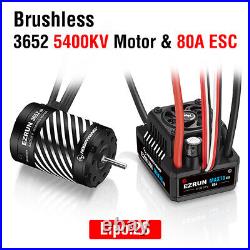 HobbyWing 3652 Brushless Motor and 80A 140A MAX10 G2 ESC Combo for 1/10 RC Car