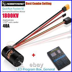 HobbyWing QuicRun Fusion SE 1800KV 40A 2IN1 Motor ESC System Program Card 3Cable