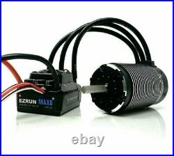 Hobbywing EZRUN Brushless MAX6 ESC + MAX6 5687SL 1100KV Black Motor Combo