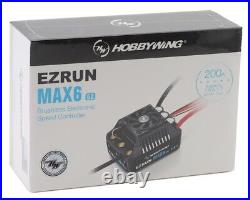 Hobbywing EZRun MAX6 G2 1/6 Waterproof Sensored Brushless ESC HWI30105100