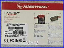 Hobbywing QuicRun Fusion FOC 2-in-1 ESC & Motor System (1200Kv) 30120400 New