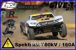 Losi 5ive-T 2.0 Electric 8S, 780kV Motor + 160A ESC 4WD SCT RTR, LOS05014T2/S