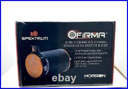 NEW SPEKTRUM FIRMA 2-in-1 Crawler 2300Kv Brushless Motor & 40A, 160A Peak ESC