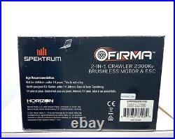 NEW SPEKTRUM FIRMA 2-in-1 Crawler 2300Kv Brushless Motor & 40A, 160A Peak ESC