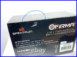 NEW SPEKTRUM FIRMA 2-in-1 Crawler 2300Kv Brushless Motor & 40A, 160A Peak ESC