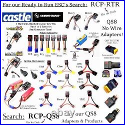 RCP-RTR HOBBYWING MAX 5 8S ESC WITH 8mm Bullets Attached & EC5 Series Harness