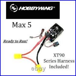 RCP-RTR HOBBYWING MAX 5 8S ESC WITH 8mm Bullets Attached & XT90 Series Harness