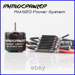 RC AM32 ESC RM-S20 Brushless Motor Combo 80A For Crawler Car Axial SCX10 TRX-4/6