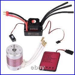 RC Car 110 Scale 3650 5200KV Brushless Motor & 120A ESC & Programming Card PI65