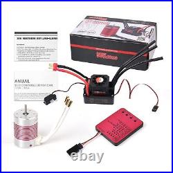 RC Car 110 Scale 3650 5200KV Brushless Motor & 120A ESC & Programming Card PI65