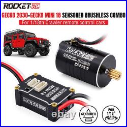 Rocket-RC 2030 Sensored Brushless Motor ESC Combo for TRX4M 1/18 RC Car Truck