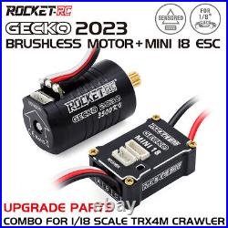 Rocket-RC 2030 Sensored Brushless Motor ESC Combo for TRX4M Upgrades 1/18 RC Car