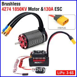 Rocket-RC Brushless Motor 4268 4274 4292 160A 130A ESC Combo for 1/8 1/7 RC Car