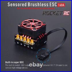 Surpass 1/10 Sensored Brushless ESC 160AMP TS160V2 Water Proof ESC -BLACK
