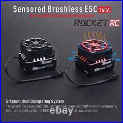 Surpass 1/10 Sensored Brushless ESC 160AMP TS160V2 Water Proof ESC -BLACK