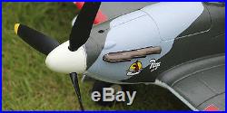 TOP Hurricane RC RTF Propeller Plane Model With Brushless Motor Servo ESC Battery