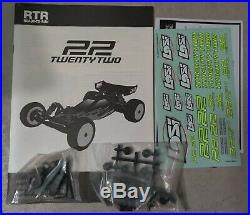 Team Losi TLR 22 2wd RC Car, 13.5T Brushless Motor, ESC + Extras
