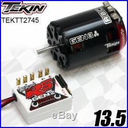 Tekin RS Gen2 Spec ESC/Gen3 Motor Brushless Combo, 13.5T TEKTT2745
