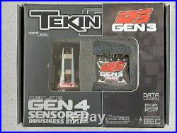 Tekin RS Gen3 Sensored Brushless ESC/Gen4 Motor Combo 8.5T TEKTT2799 New