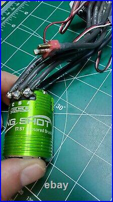 Tekin esc rs gen2 and sling shot eco power 17.5t sensored brushless motor used