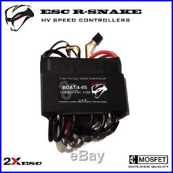 Twin ESC 150A BOAT 8S LiPo R-Snake + USB Link for 2 Brushless Motors