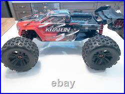 UPGRADED 8S Arrma KRATON 8S Monster Truck, Castle 8S Motor, Hobbywing Max6 ESC
