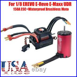 USA 6S 150A ESC+4076 2000KV Waterproof Brushless Motor Kit For 18 RC Car EREVO