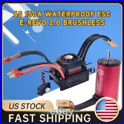 US Waterproof Combo 2000KV Brushless Motor + 6S 150A ESC For 1/8 RC Racing CarOF
