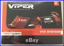 VIPER R/C VTX10 ESC & VST13.5 BRUSHLESS MOTOR COMBO WithPROGAUGE (13.5T)