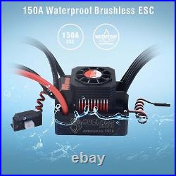 Waterproof 4076 2000KV Brushless Motor with 150A ESC for 18 RC Car Truck Buggy#